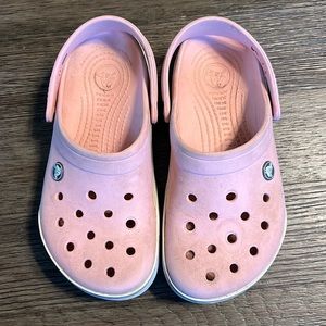Light pink Crocs